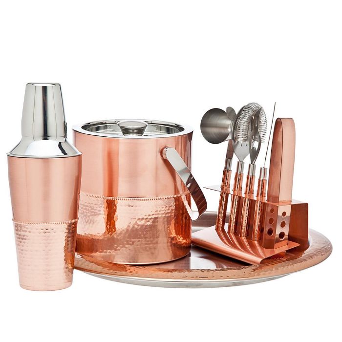 9 Piece Copper Bar Set