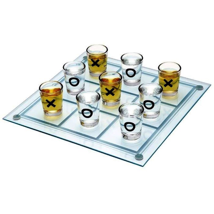 Tic Tac Toe Drinking Game Set